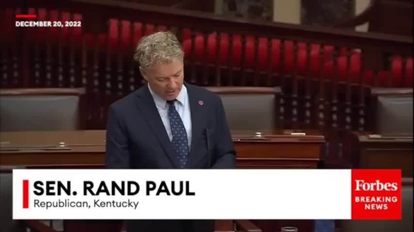 WATCH: Rand Paul Calls Out STUNNING Examples of Gov’t Waste