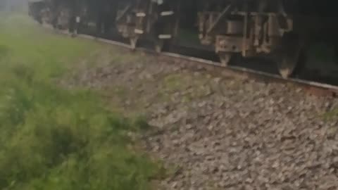 Train Passing by in Pakistan