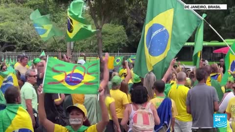 Las protestas bolsonaristas en Brasil continúan, aunque ahora con menor intensidad • FRANCE 24