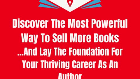 Discover The Most Powerful Way To Sell More Books