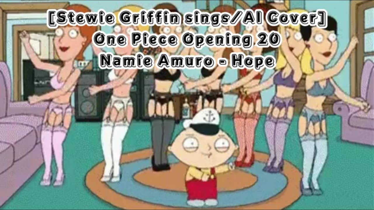 [Stewie Griffin AI Cover] One Piece Opening 20 Namie Amuro - Hope