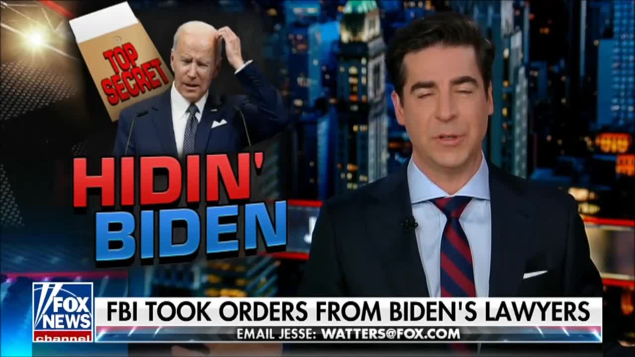 Jesse Watters: Something Strange is going on in Biden Classified Doc Scandal