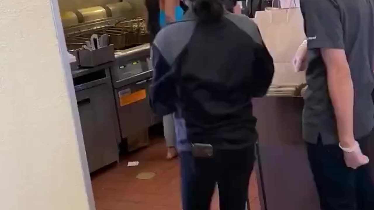 Ratchet Woman Climbs Through Drive Thru Window