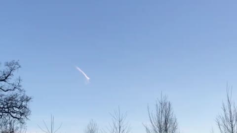 Strange hook shape cloud Wales 16/01/2023