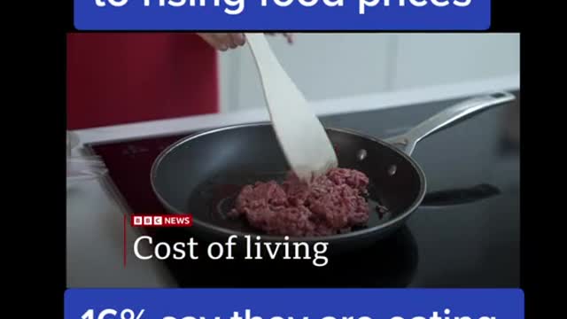 1/ 10 people say they are skipping meals due to rising food prices