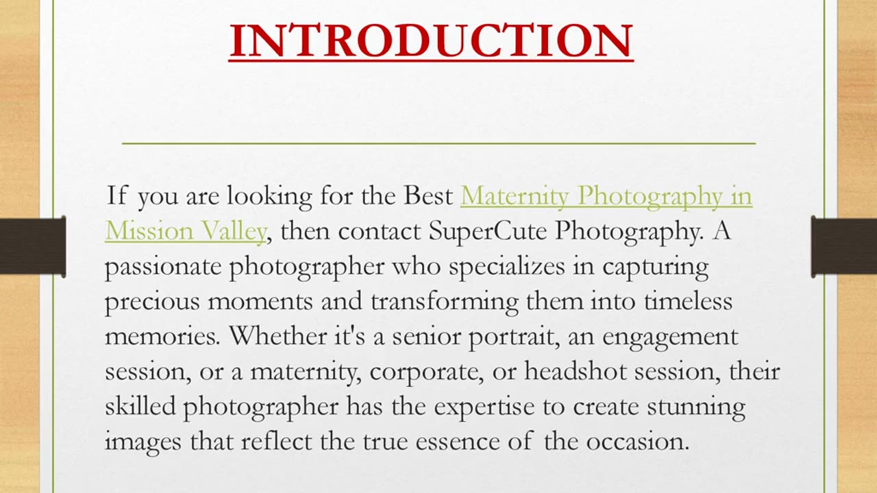 Best Maternity Photography in Mission Valley