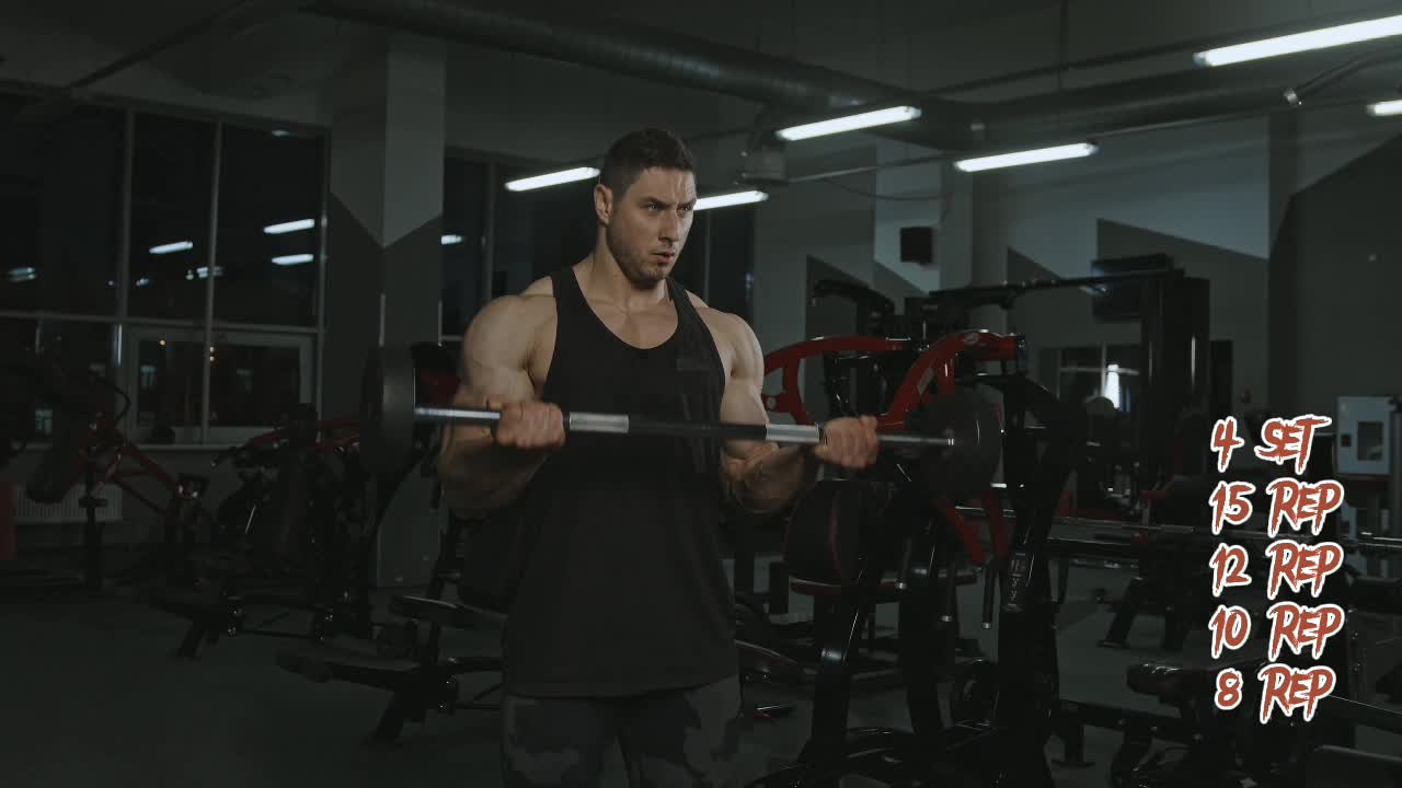 The fastest exercises to increase the biceps muscle