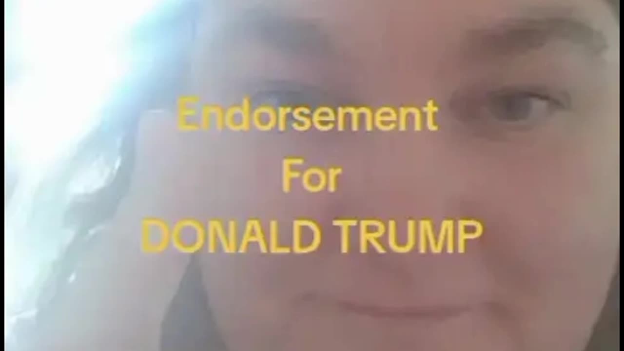 Endorsement For Donald Trump November