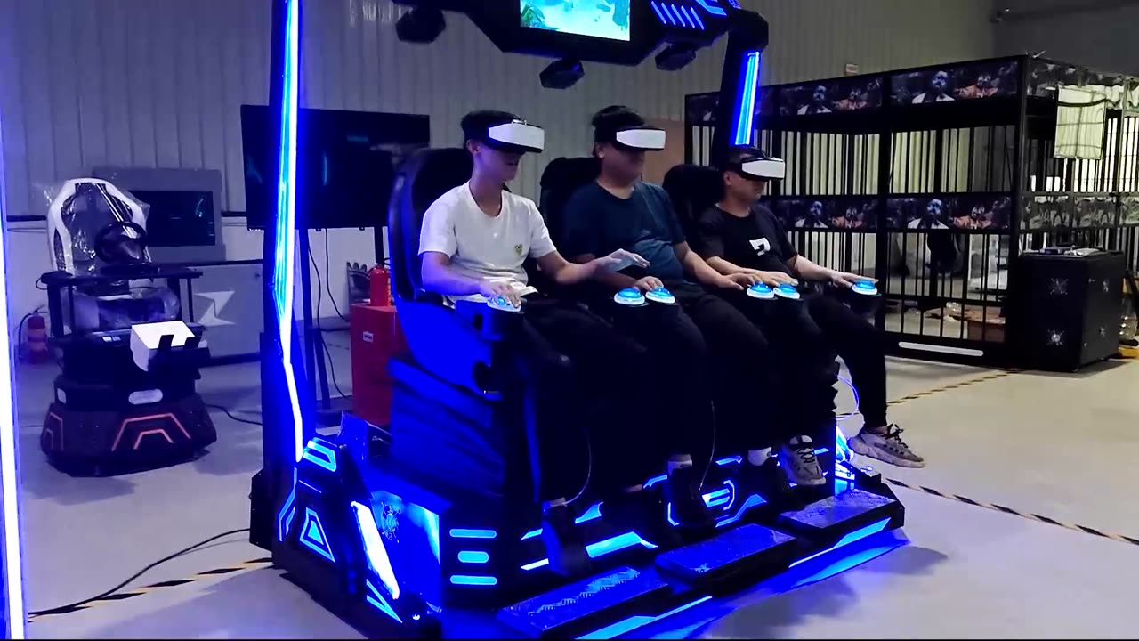 3seats VR cinema can be placed in areas with high traffic in shopping malls