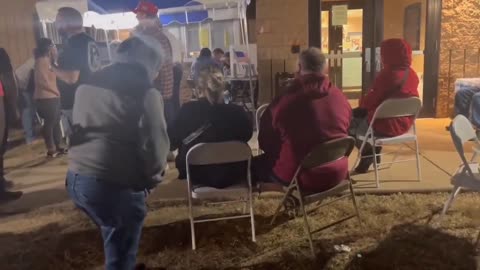 Bucks County PA. It's 7:00 PM and people still waiting to vote 3 hours.