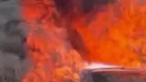 Car On Fire!🔥🔥 Destroyed In Minutes!! 😮