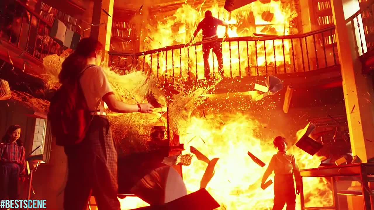 QuickSilver Saves Everyone From Exploding X-Mansion Scene - Sweet Dreams - X-Men