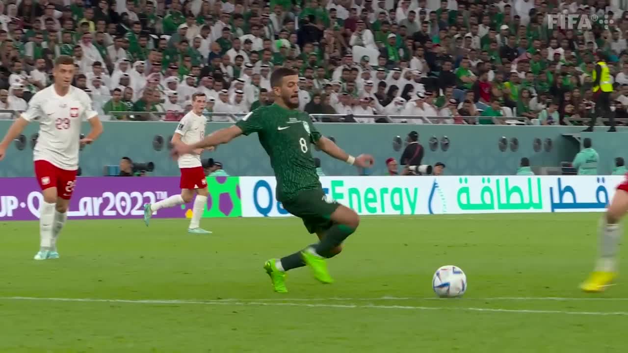 Lewandowski gets his goal! _ Poland v Saudi Arabia _ FIFA World Cup Qatar 2022