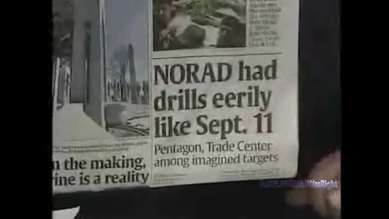 Alex Jones: NORAD Had Drills Scheduled On 9/11
