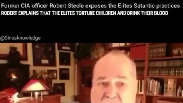 Former CIA Agent Robert Steele Exposes Andrenochrome Users!