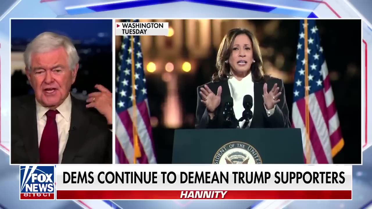 Newt Gingrich: Kamala Harris is beginning to realize ‘she’s going to lose’