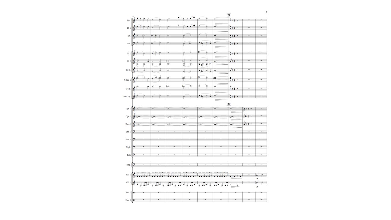 Brandon Nelson - Thou Shalt Not Suffer a Witch to Live (concert band) [score video]