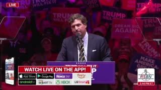 FULL SPEECH: Tucker Carlson Delivers Remarks at Madison Square Garden