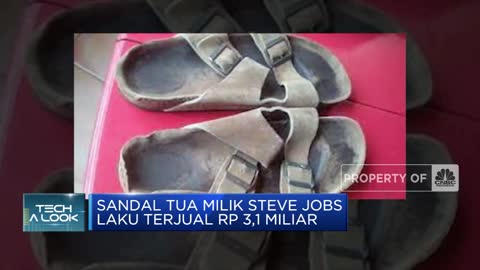 Sandal Tua Milik Steve Jobs Laku Terjual Rp 3,1 Miliar