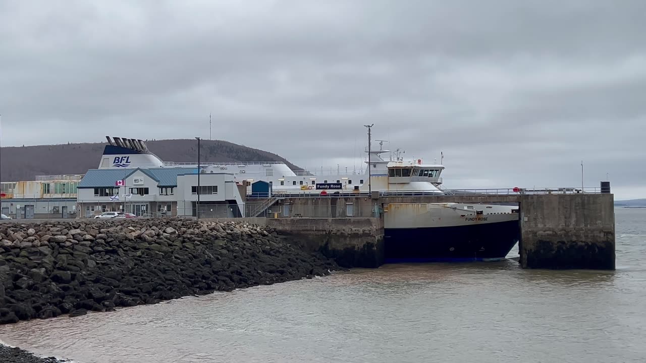 Digby Ferry At A Digby Terminal