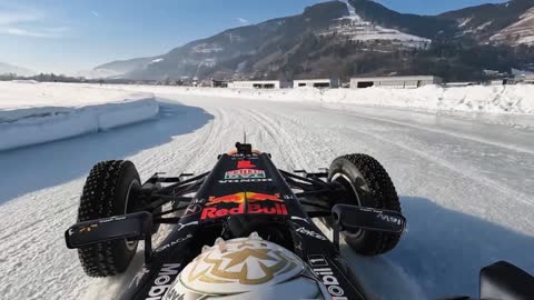 Max Verstappen On Ice