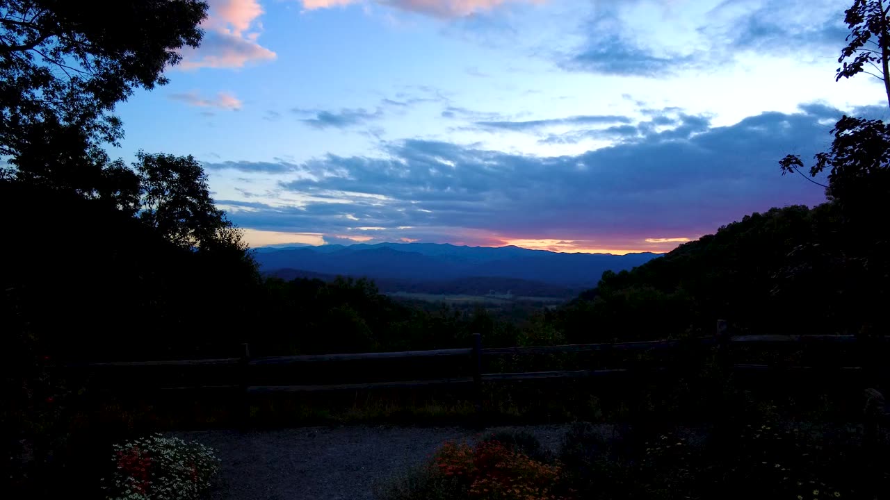 Blueridge Sunset Timelapse