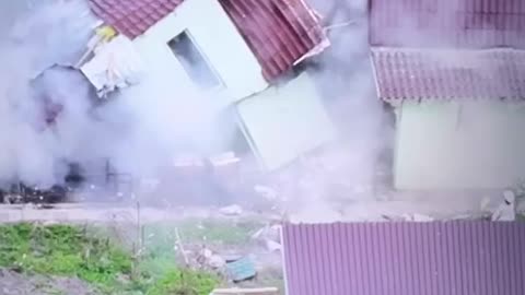 Ukrainian Drone Strikes Demolish a Russian Safehouse