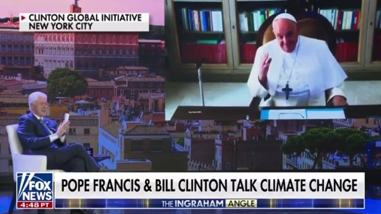 The Clinton grift kicked off with the pope