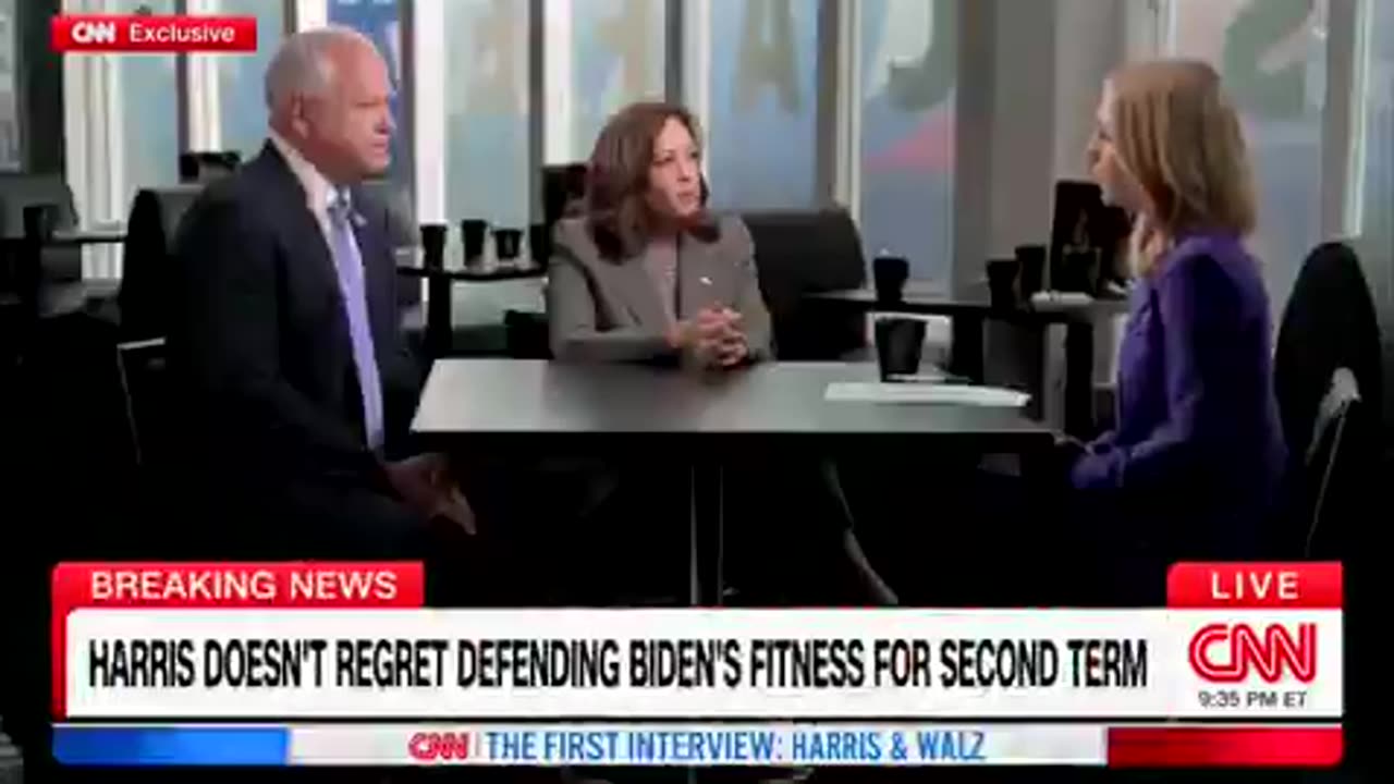 KAMALA HARRIS ON DEFENDING BIDEN'S FITNESS FOR A SECOND TERM