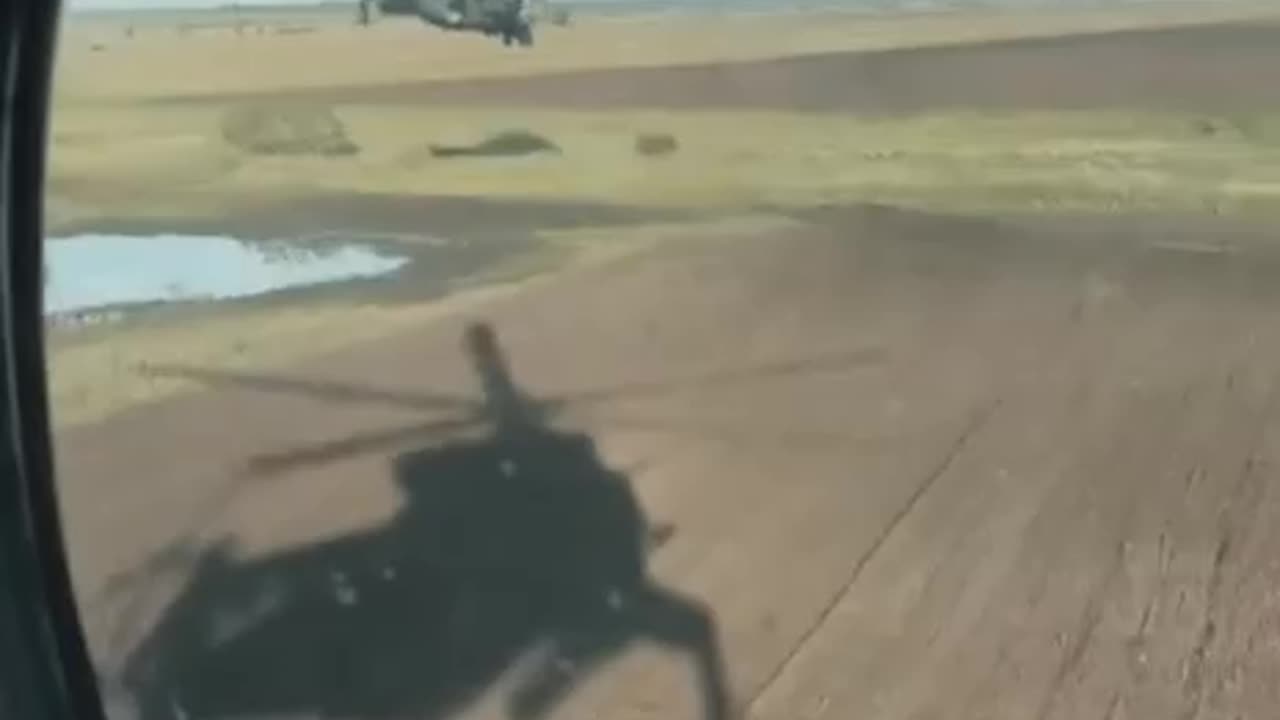 Footage from Ukrainian Mi24 Pilots