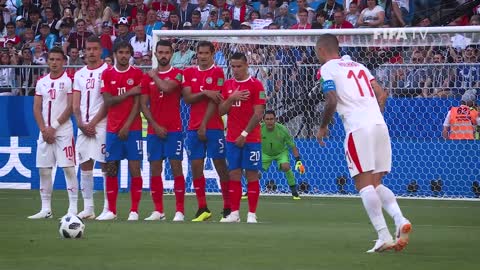 Aleksandar Kolarov goal vs Costa Rica ALL THE ANGLES 2018 FIFA World Cup