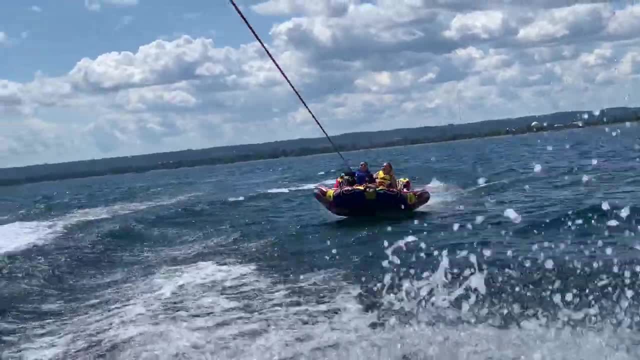 Tube Flipped Causing Everyone to Fly Out