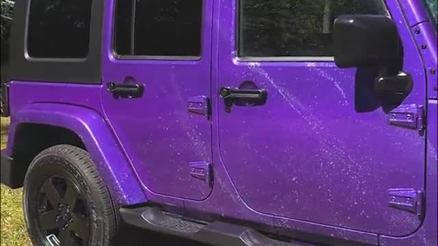 Hendrix Purple with some Crazy Ex splatter #drpigment #raail #jeep #jeeplife #peelablepaint (2)