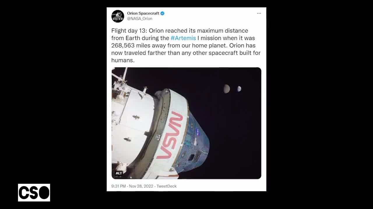 Artemis 1: Orion captures incredible image of the Moon together with the Earth
