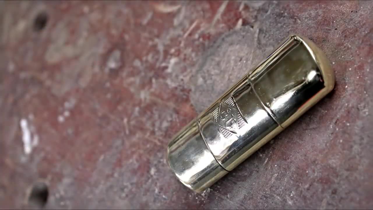 Restoring dented vintage lighter --- AF invention