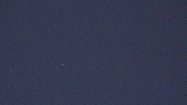 UFO flies directly over my house