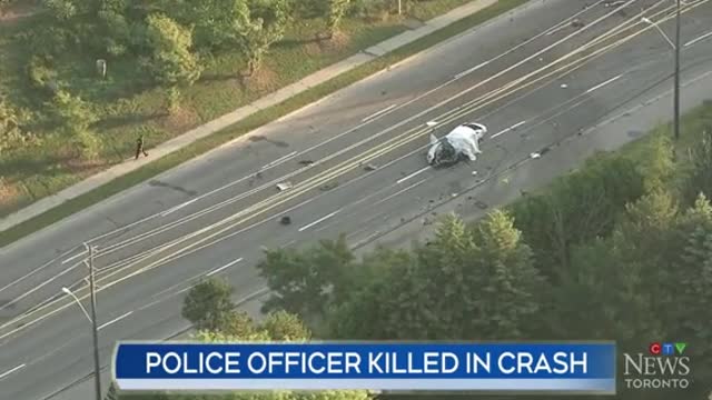 YORK POLICE OFFICERKILLED IN HEAD-ON COLLISIONWHILE DRIVING TO WORK