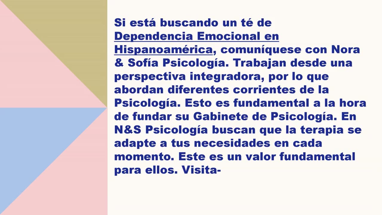 El mejor Dependencia Emocional en Hispanoamérica