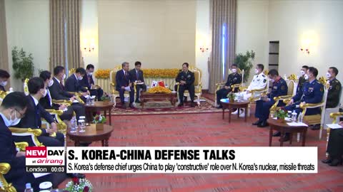 S. Korea's defense chief urges China to play 'constructive' role over N. Korea's nuclear ...