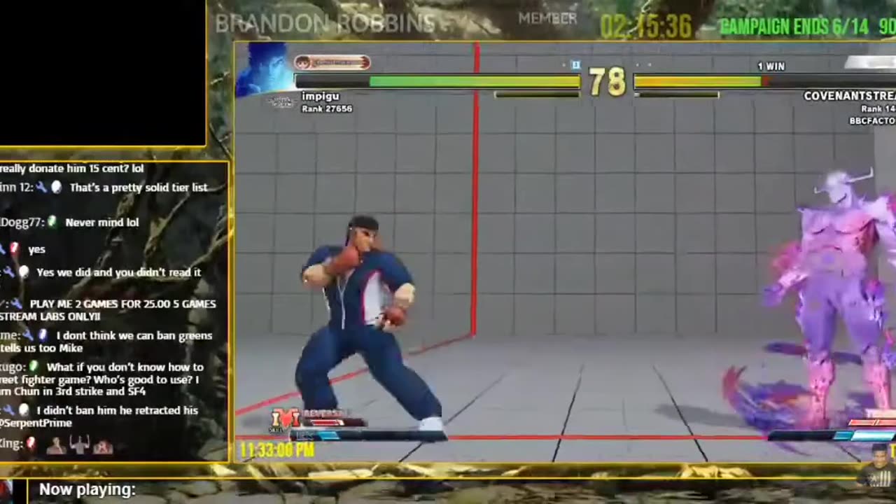 A RIOTING Ryu makes LTG completely drop his ragequit combo (REUPLOAD)