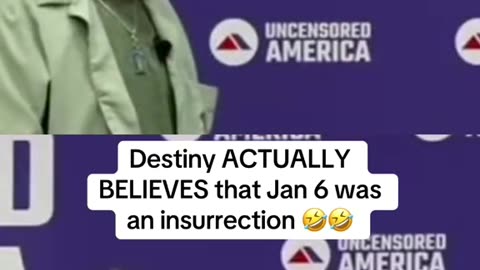 Destiny Actually believes that Jan 6 was an insurrection