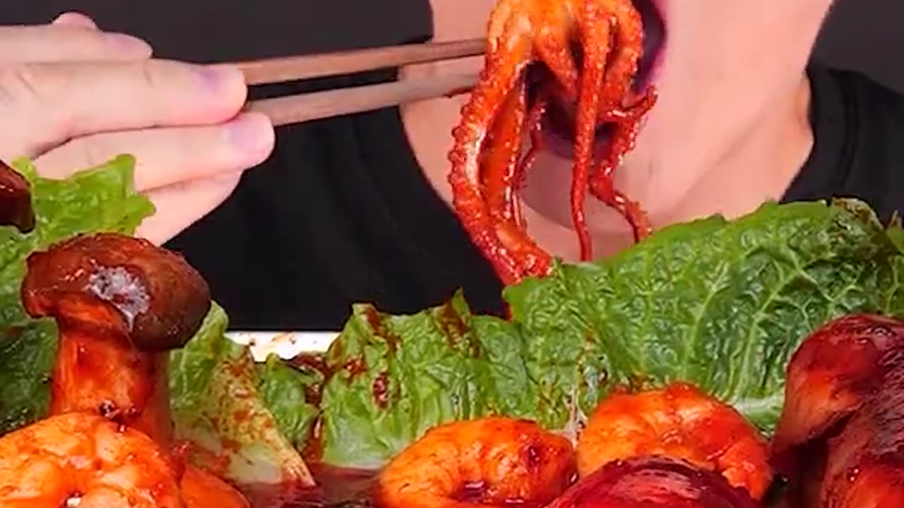 Seafoods mukbang