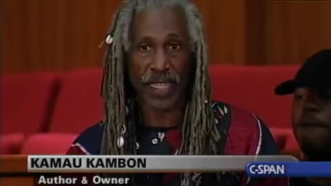 2005 C-SPAN Video of Racist Kamau Kambon Publicly Saying, "We HAVE To Exterminate White People..."