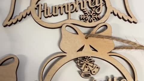 Personalised Christmas Ornaments - KnK Krafts