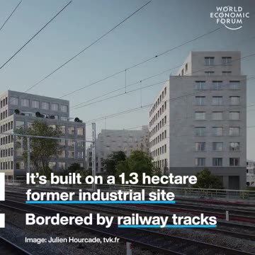 World Economic Forum: Paris unveiled its first zero-carbon neighborhood.