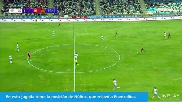 Gonzalo Tapia - Trabajo defensivo vs Unión Española