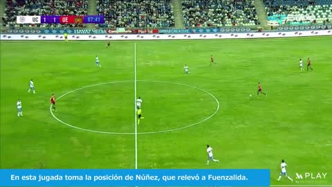 Gonzalo Tapia - Trabajo defensivo vs Unión Española