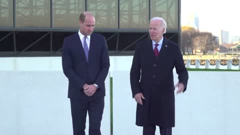 ‘Where’s Your Topcoat?!’: Joe Biden Jokes with Prince William