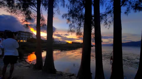 Sunset is the daily heartbeat