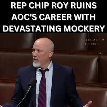 CHIP ROY ENDS AOC'S CAREER WITH DEVASTATING MOCKERY